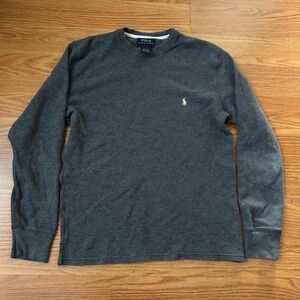 Polo Ralph Lauren Gray Long Sleeve Shirt Sz small